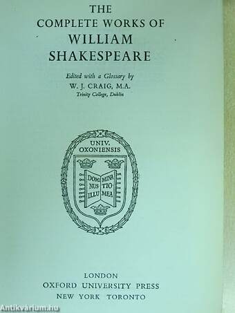 The Complete Works of William Shakespeare