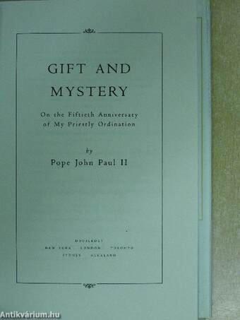 Gift and Mystery