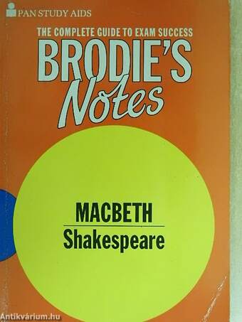 Brodie's Notes on William Shakespeare's Machbeth