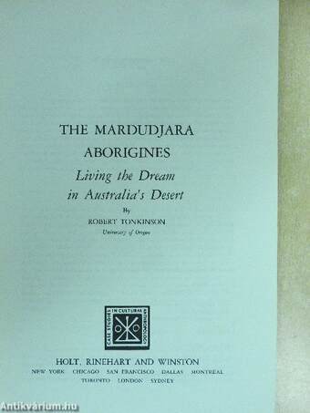 The Mardudjara Aborigines