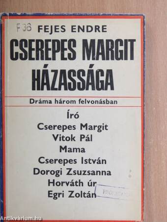 Cserepes Margit házassága