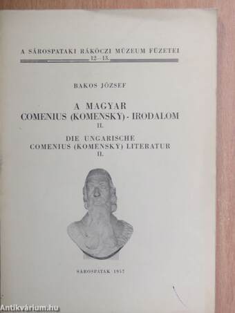 A magyar Comenius (Komensky)-irodalom II.