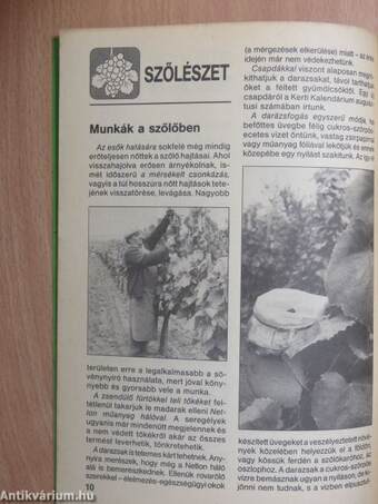 Kerti Kalendárium 1990. szeptember