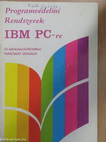 Programvédelmi rendszerek IBM PC-re