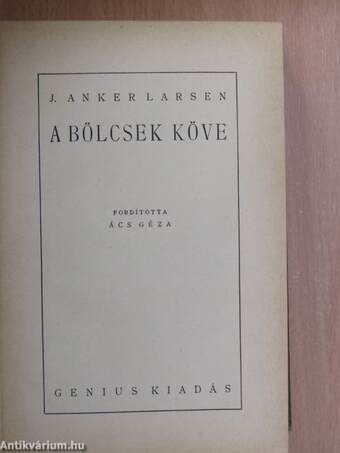 A bölcsek köve