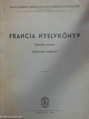 Francia nyelvkönyv