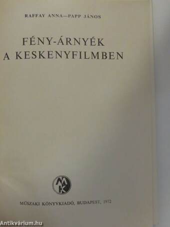 Fény-árnyék a keskenyfilmben