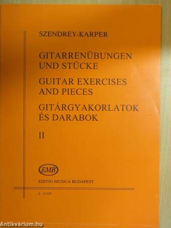 Gitárgyakorlatok és darabok II.