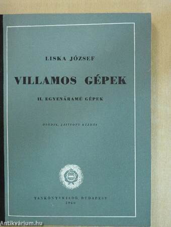 Villamos gépek II. 