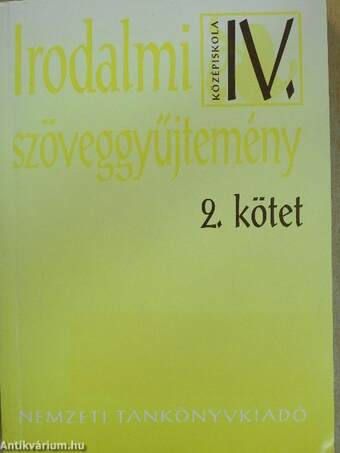 Irodalmi szöveggyűjtemény IV/II.