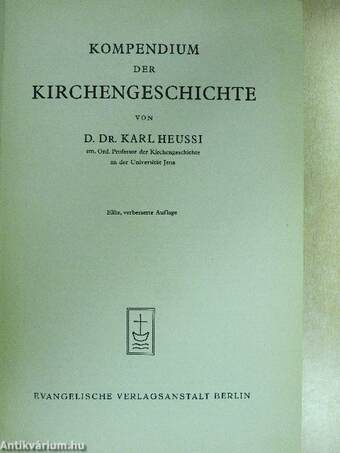 Kompendium der Kirchengeschichte