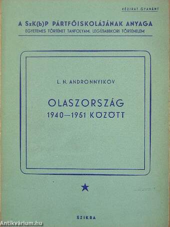 Olaszország 1940-1951 között