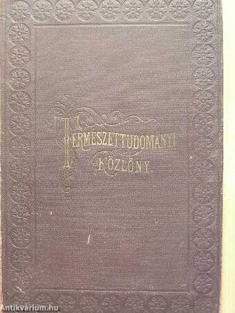 Természettudományi Közlöny 1907. január-december/Pótfüzetek a Természettudományi Közlönyhöz 1907. (nem teljes évfolyam)