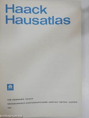 Haack Hausatlas