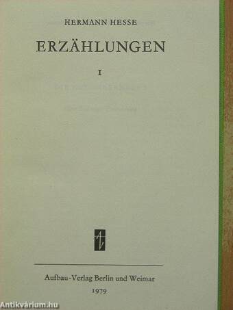 Erzählungen I.