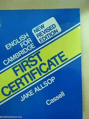 English for Cambridge First Certificate