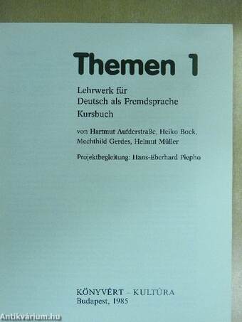 Themen 1 - Kursbuch