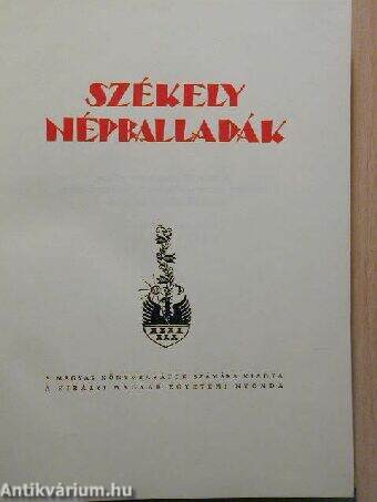 Székely népballadák