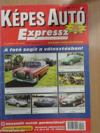 Képes Autó Expressz 1999. október 21.