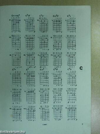 Gitárakkord kislexikon/Kleines Akkordlexikon für Gitarre