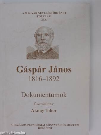 Gáspár János 1816-1892