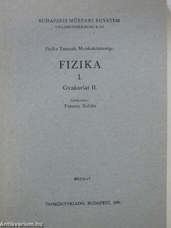 Fizika I.