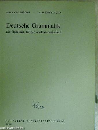 Deutsche Grammatik