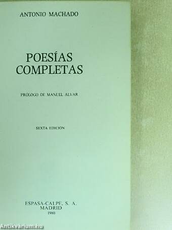 Poesías Completas