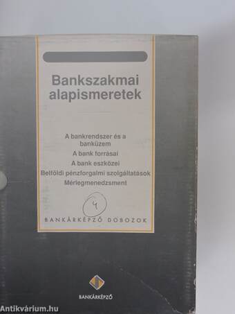 Bankszakmai alapismeretek I-V./Gyakorlati útmutató/Munkafüzet/Tesztfüzet/Függelék