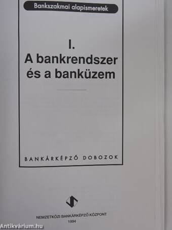 Bankszakmai alapismeretek I-V./Gyakorlati útmutató/Munkafüzet/Tesztfüzet/Függelék