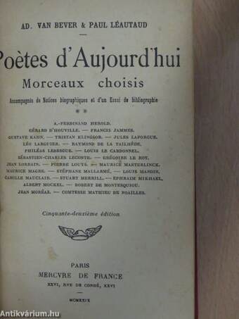 Poétes d'Aujourd'hui II.