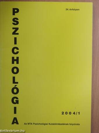 Pszichológia 2004/1-4.