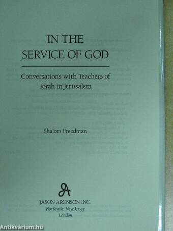 In the Service of God