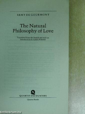 The Natural Philosophy of Love