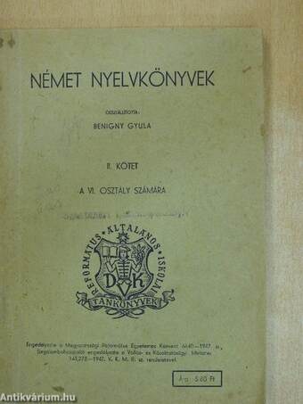 Német nyelvkönyvek II.