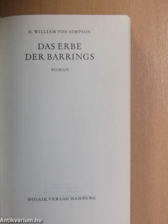 Das Erbe der Barrings