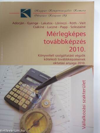 Mérlegképes továbbképzés 2010.