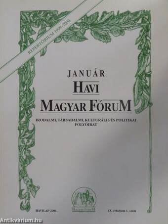 Havi Magyar Fórum 2001. január-december