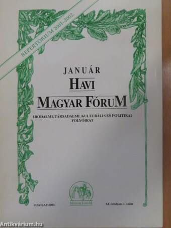 Havi Magyar Fórum 2003. január-december