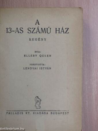 A 13-as számú ház