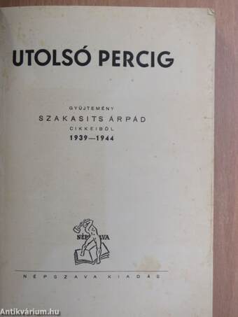 Utolsó percig