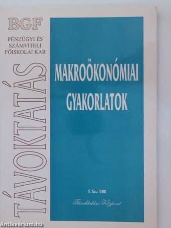 Makroökonómiai gyakorlatok