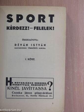 Sport I.