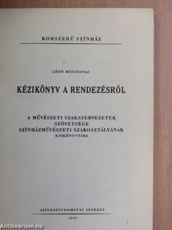 Kézikönyv a rendezésről