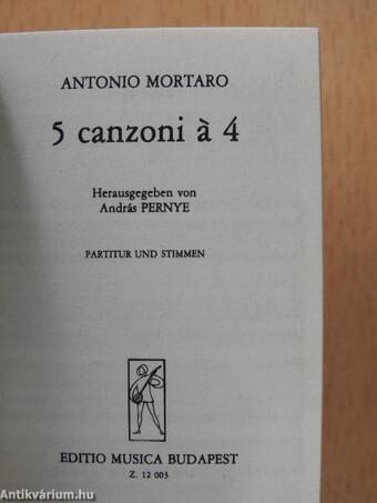 Alte Kammermusik/Violinduos/Violintrios/Trios für zwei Violinen und Violoncello/Alte Werke für zwei und drei Violoncelli/Werke des Frühbarocks für Streicher/Alte Musik für Flöte und Gitarre/Renaissance Tänze aus ,,Danserye" von T. Susato (minikönyv)