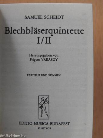 Alte Kammermusik/Violinduos/Violintrios/Trios für zwei Violinen und Violoncello/Alte Werke für zwei und drei Violoncelli/Werke des Frühbarocks für Streicher/Alte Musik für Flöte und Gitarre/Renaissance Tänze aus ,,Danserye" von T. Susato (minikönyv)