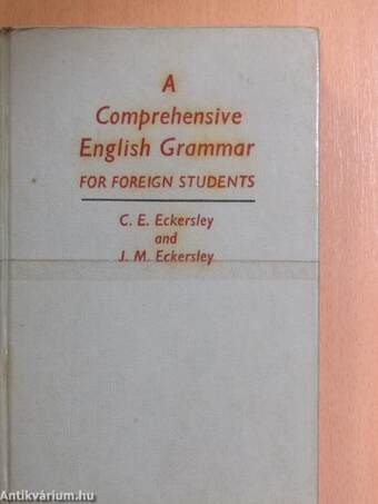 A Comprehensive English Grammar for foreign students