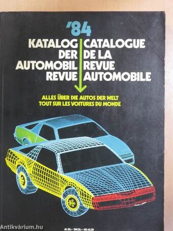 '84 Katalog der Automobil revue