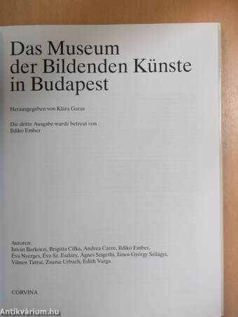 Das Museum der Bildenden Künste in Budapest