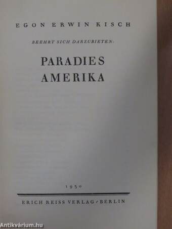 Paradies Amerika